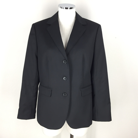 Brooks Brothers Jackets & Blazers - Brooks Brothers M 8 Black 100% Wool Blazer Suiting